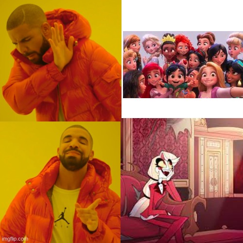 The only princess we need (っ˘̩╭╮˘̩)っ | image tagged in memes,drake hotline bling | made w/ Imgflip meme maker