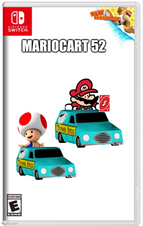 Switch case with New Funky Mode | MARIOCART 52 | image tagged in switch case with new funky mode | made w/ Imgflip meme maker