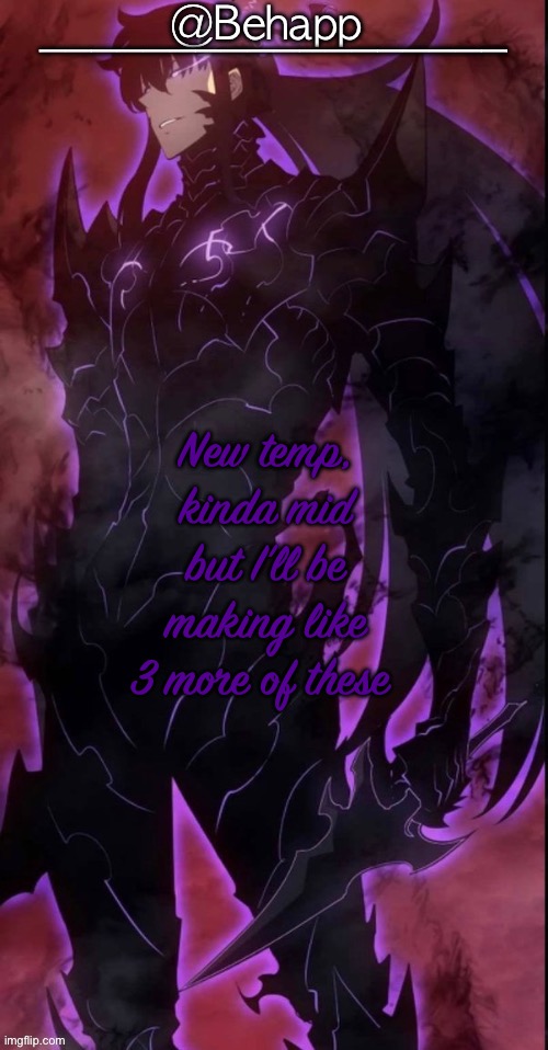 New temp, kinda mid but I’ll be making like 3 more of these | image tagged in tsm | made w/ Imgflip meme maker