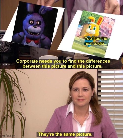Zipper T Rabbit | You'll be the next to die... | image tagged in zipper,t rabbit,happy easter,animal crossing | made w/ Imgflip meme maker