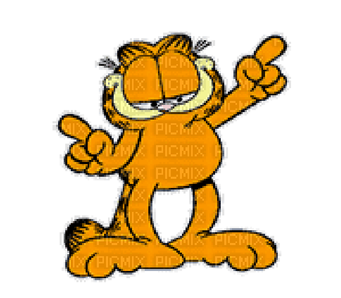 PARTY GARFIELD Blank Meme Template