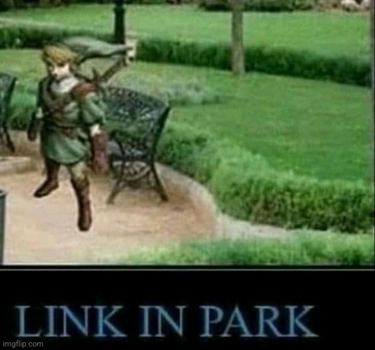 link in park | made w/ Imgflip meme maker