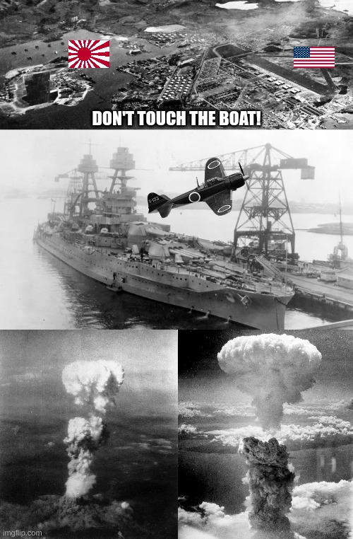 DON'T TOUCH THE BOAT! | made w/ Imgflip meme maker