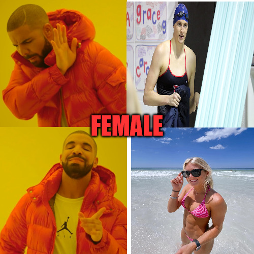 Real Woman | FEMALE | image tagged in memes,drake hotline bling | made w/ Imgflip meme maker