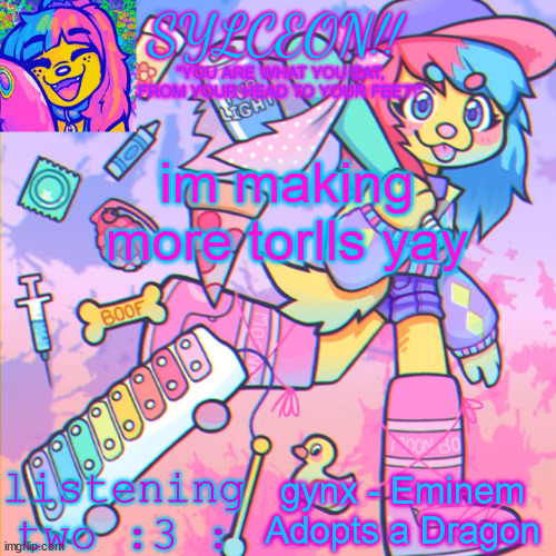 THIS IS SYLCEON SPEAKJIN AND UR LISTENIN 2 4LUNG!! | im making more torlls yay; gynx - Eminem Adopts a Dragon | image tagged in this is sylceon speakjin and ur listenin 2 4lung | made w/ Imgflip meme maker