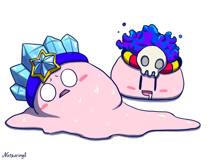 High Quality Melting Ice Kirby Blank Meme Template