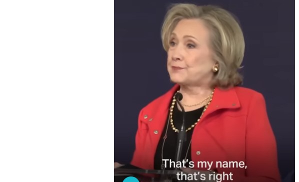 High Quality Hillary Clinton Blank Meme Template