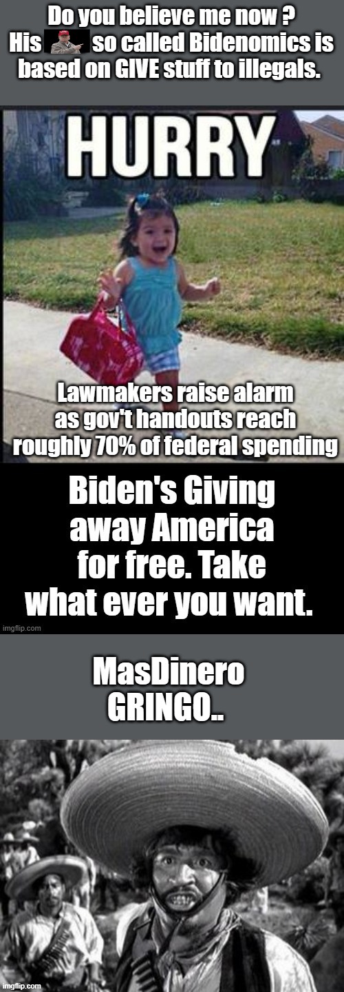 HAVE YOU FIGURED OUT BIDENOMICS YET ? | image tagged in democrats,traitors,destroy,america | made w/ Imgflip meme maker