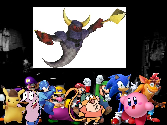 Wario and Friends dies by Waluigi and Jake spidermonkey accidentally summoning Spooky at 3AM while exploring in a darkness room | image tagged in darkness room,wario dies,crossover | made w/ Imgflip meme maker