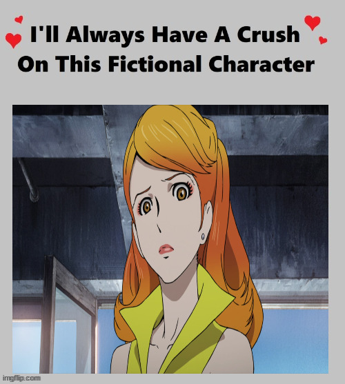 i'll always have a crush on fujiko | image tagged in i'll always have a crush on ariel,anime,animeme,sexy women,crush,anime girl | made w/ Imgflip meme maker