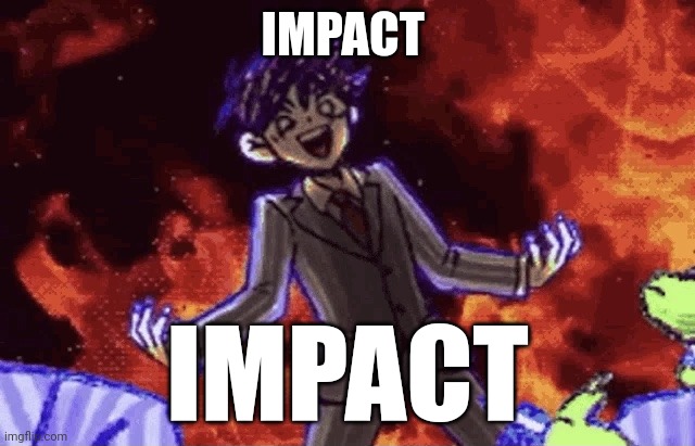 get reddited | IMPACT; IMPACT | image tagged in bossman hero | made w/ Imgflip meme maker