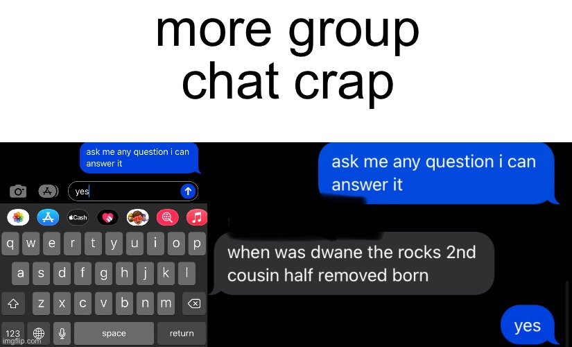 my life on messages is interesting | more group chat crap | image tagged in blank white template | made w/ Imgflip meme maker