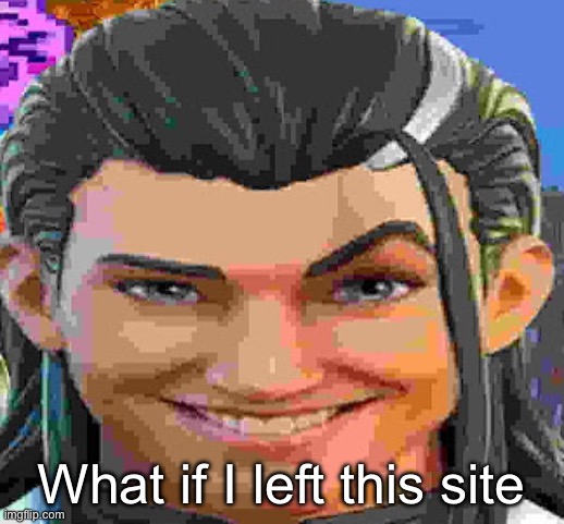 :( | What if I left this site | made w/ Imgflip meme maker