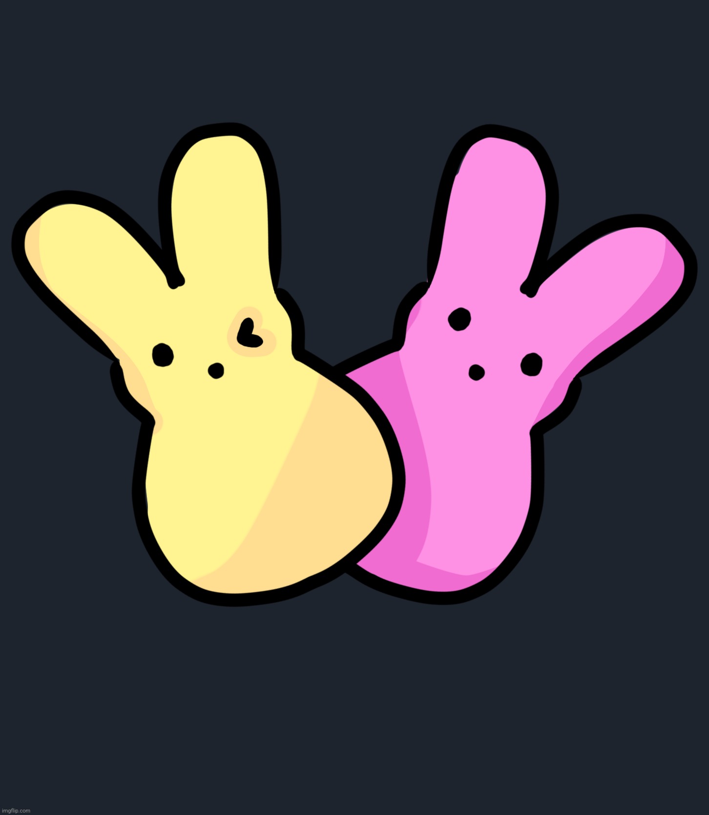 I love peeps<33 | image tagged in peeps,lazy,drawing,art | made w/ Imgflip meme maker