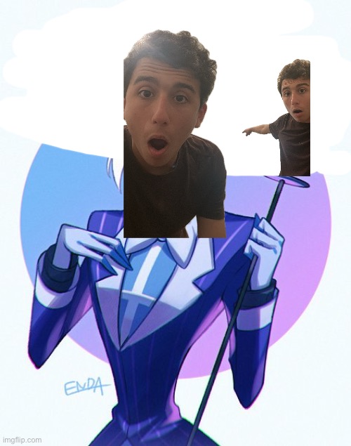 Made it better | image tagged in 2p alastor | made w/ Imgflip meme maker