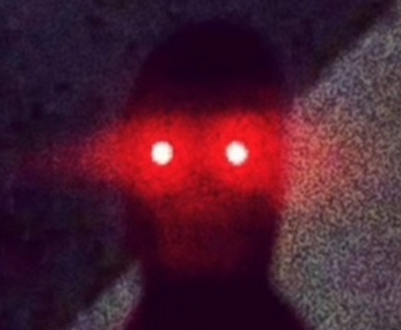 High Quality Red-Eyed Sleep Paralysis Demon (Cropped) Blank Meme Template