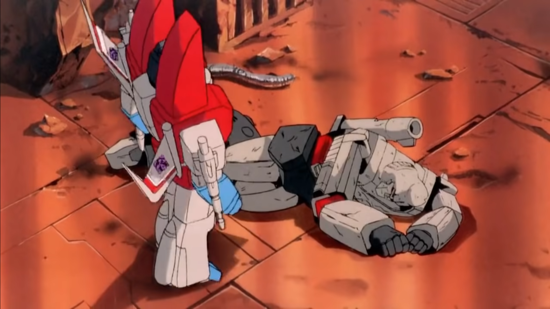 High Quality Dying Megatron Blank Meme Template