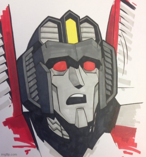 sad starscream | image tagged in sad starscream | made w/ Imgflip meme maker