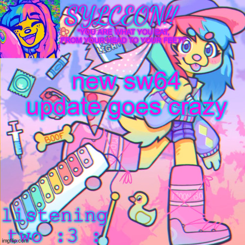 THIS IS SYLCEON SPEAKJIN AND UR LISTENIN 2 4LUNG!! | new sw64 update goes crazy | image tagged in this is sylceon speakjin and ur listenin 2 4lung | made w/ Imgflip meme maker