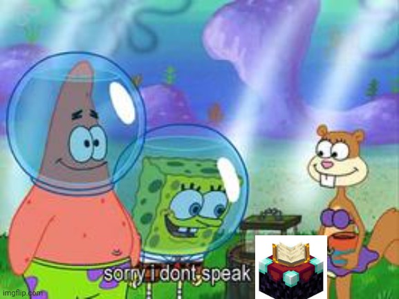 Sorry I don't speak ____ | image tagged in sorry i don't speak ____ | made w/ Imgflip meme maker