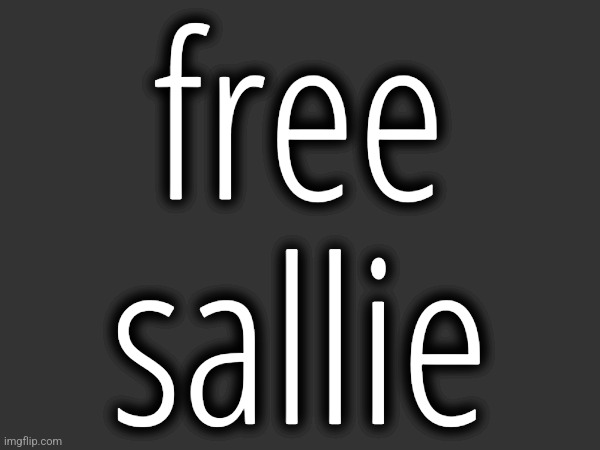 free sallie | made w/ Imgflip meme maker