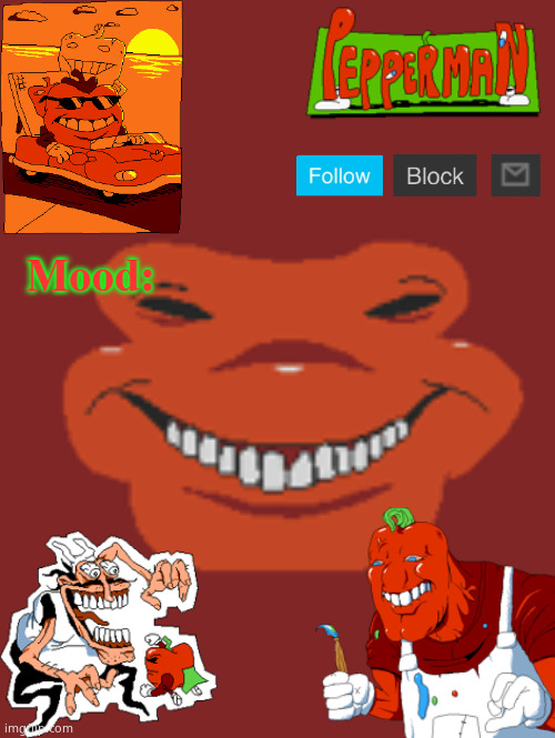 Pepperman Announcement Template | image tagged in pepperman announcement template | made w/ Imgflip meme maker