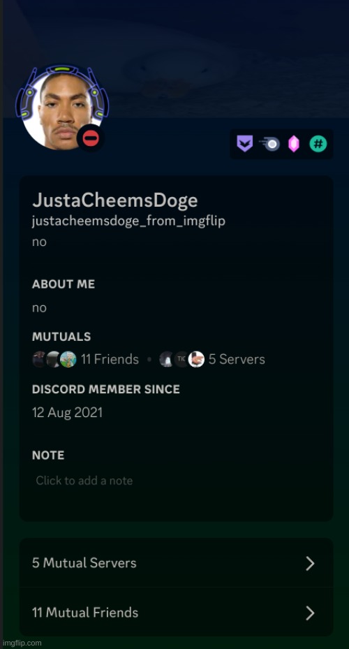 Got one of the legends on Discord | made w/ Imgflip meme maker