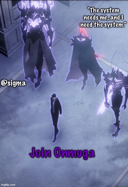 Be happs Jin woo temp | Join Onmuga | image tagged in be happs jin woo temp | made w/ Imgflip meme maker