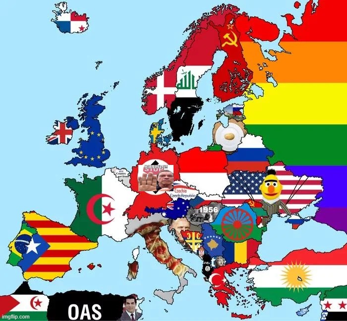 a map to trigger every country in europe (tf, does Iceland not like Panama?) | made w/ Imgflip meme maker