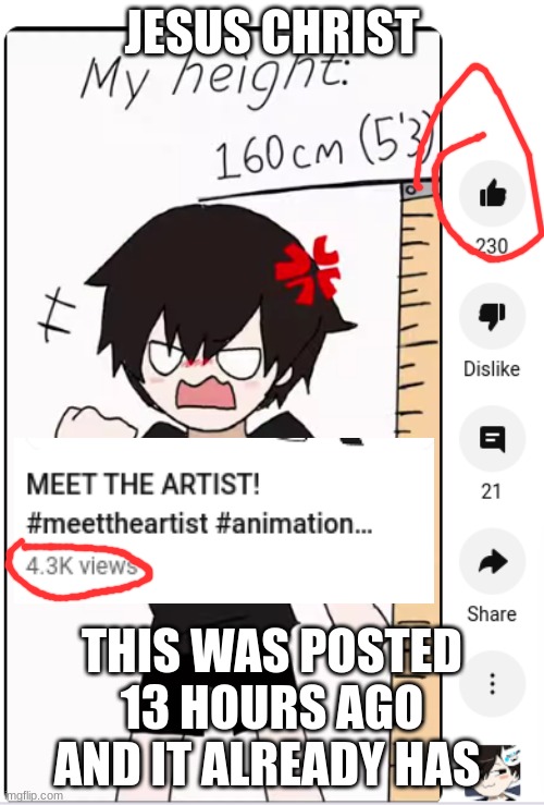 just pulled a komaeda there ngl | JESUS CHRIST; THIS WAS POSTED 13 HOURS AGO AND IT ALREADY HAS | made w/ Imgflip meme maker