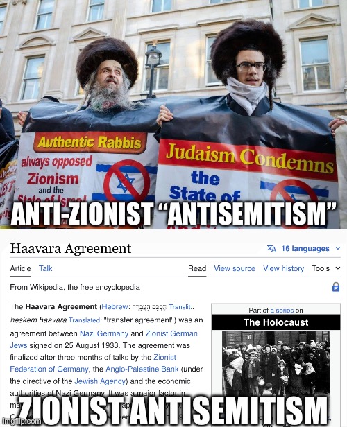 Remind me again how anti-Zionism is antisemitic? | ANTI-ZIONIST “ANTISEMITISM”; ZIONIST ANTISEMITISM | made w/ Imgflip meme maker