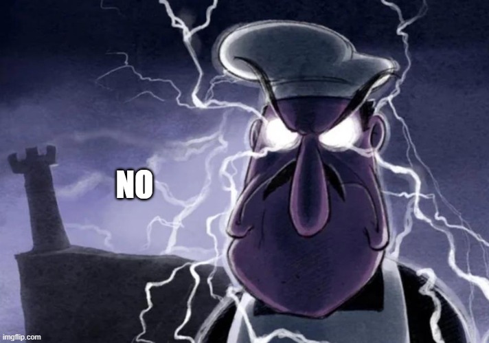 You should YEEEOOOOWWW yourself NOW. | NO | image tagged in you should yeeeoooowww yourself now | made w/ Imgflip meme maker