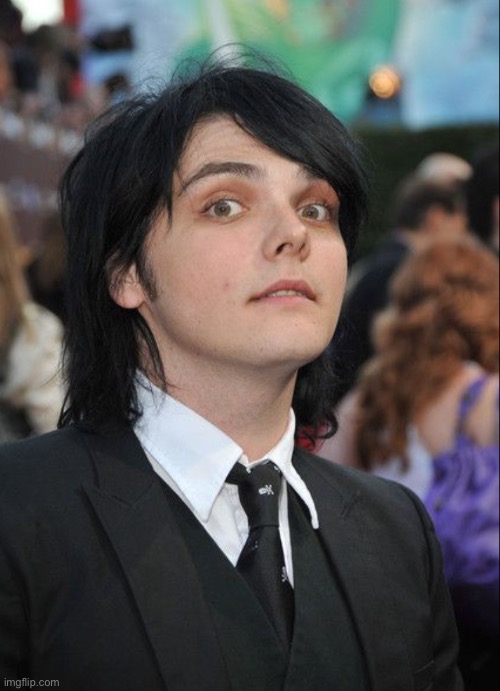 Gerard Way awkward | image tagged in gerard way awkward | made w/ Imgflip meme maker