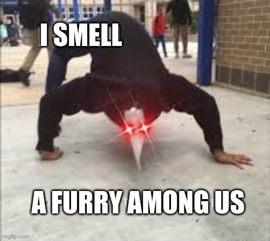 there's some anonymous furry in the stream that we must kill | I SMELL; A FURRY AMONG US | image tagged in i,smell,a,furry,among,us | made w/ Imgflip meme maker