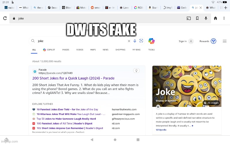 DW ITS FAKE | made w/ Imgflip meme maker