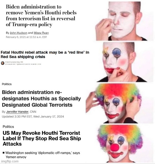 Clown Applying Makeup Meme | image tagged in memes,clown applying makeup | made w/ Imgflip meme maker