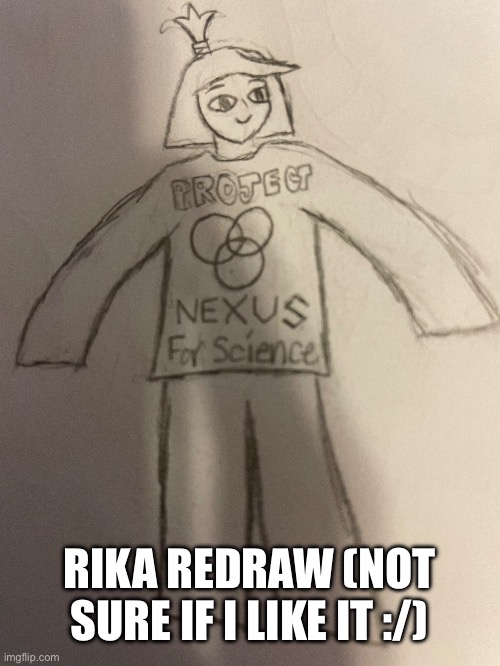 RIKA REDRAW (NOT SURE IF I LIKE IT :/) | made w/ Imgflip meme maker