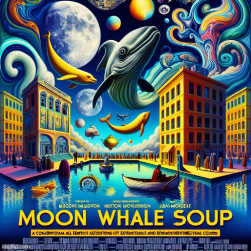 moon whale soup | image tagged in moon whale soup | made w/ Imgflip meme maker