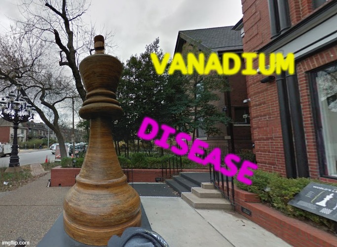 V A N A D I U M | VANADIUM; DISEASE | image tagged in shitpost,supreme,vanadium | made w/ Imgflip meme maker
