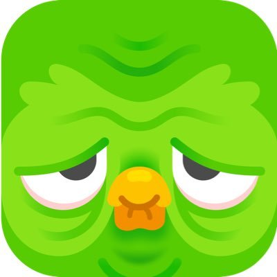 Old Duolingo Owl Blank Meme Template