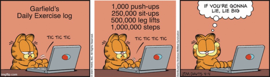 Garfield | image tagged in comics | made w/ Imgflip meme maker