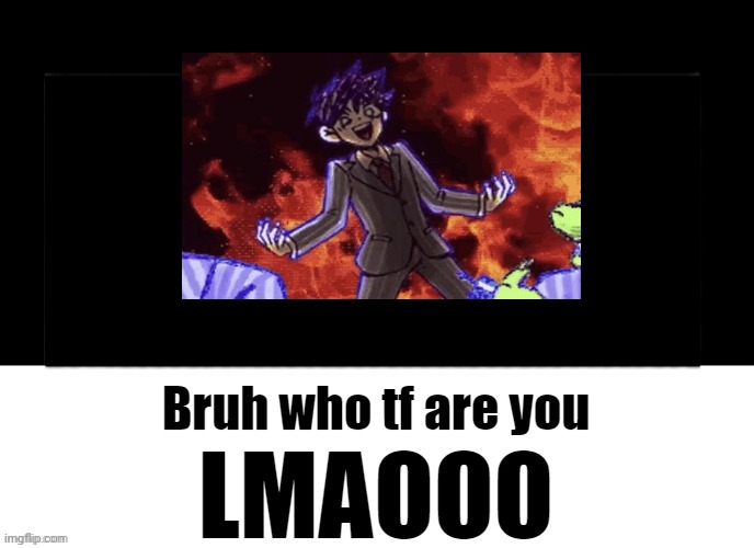 Bruh who tf are you LMAOOO | image tagged in bruh who tf are you lmaooo | made w/ Imgflip meme maker