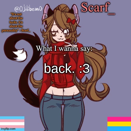 back. :3 | made w/ Imgflip meme maker