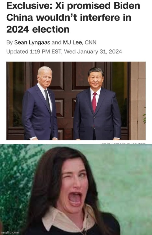 Halfway to Idiocracy | image tagged in agatha harkness wink,biden xi,cheating,shhhh,that's my secret,autocracy | made w/ Imgflip meme maker