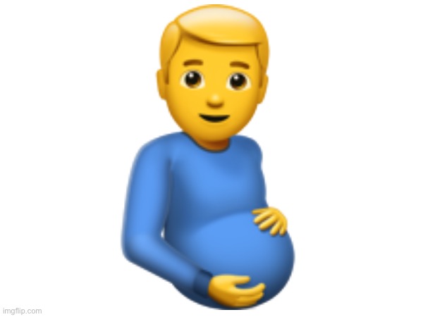 Pregnant man emoji | 🫃 | image tagged in emojis,cursed | made w/ Imgflip meme maker
