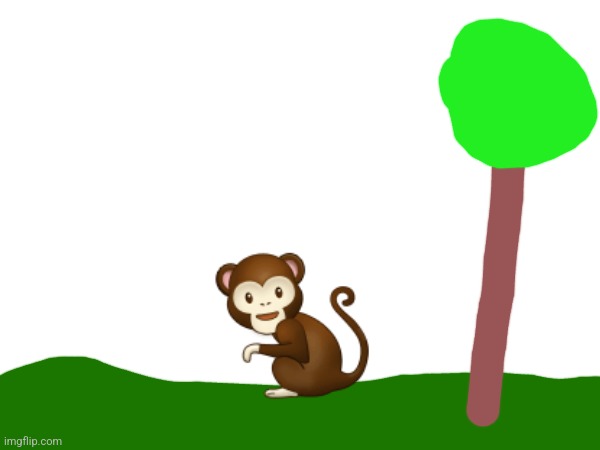 I drew monkey | ? | made w/ Imgflip meme maker