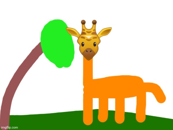 I drew giraffe | ? | made w/ Imgflip meme maker