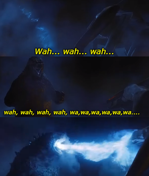 godzilla buildup Blank Meme Template