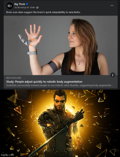 Deus ex reality is on the horizon | image tagged in tech,technology,deus ex | made w/ Imgflip meme maker