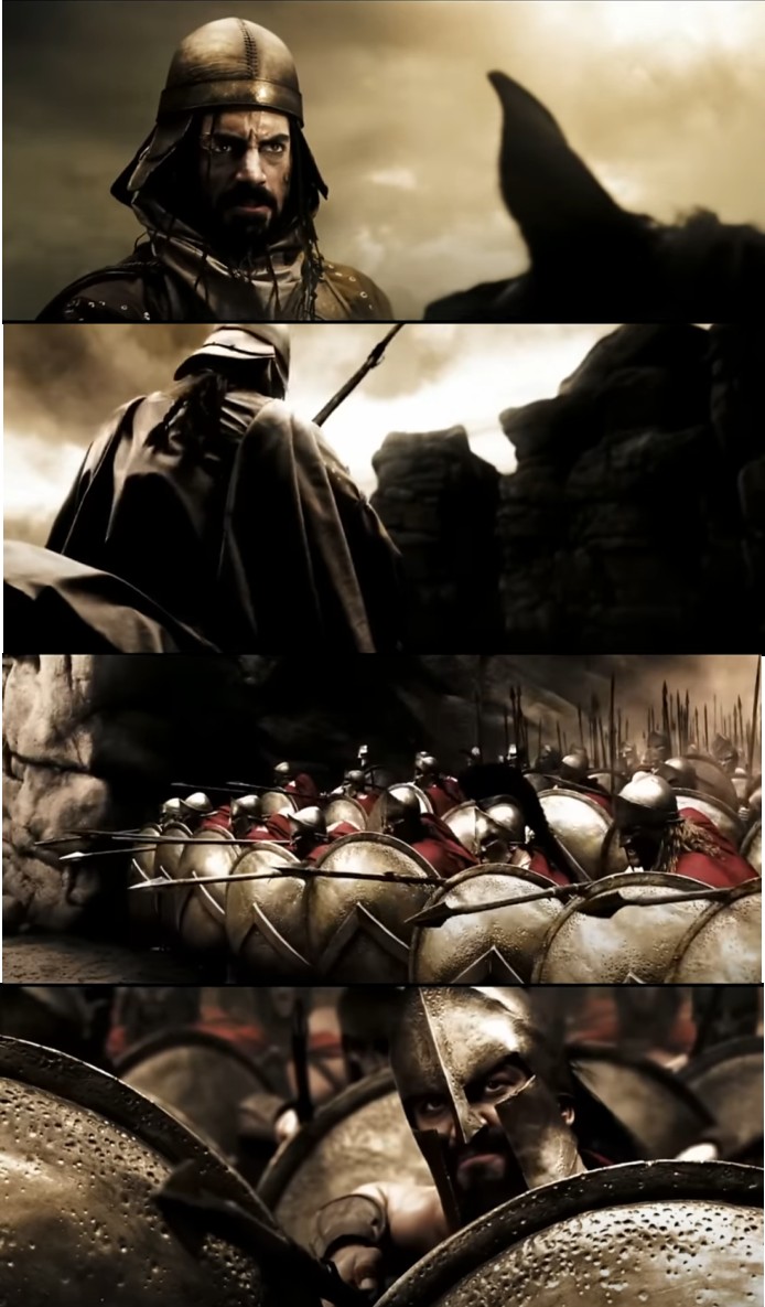 Spartans lay down your weapons Blank Meme Template